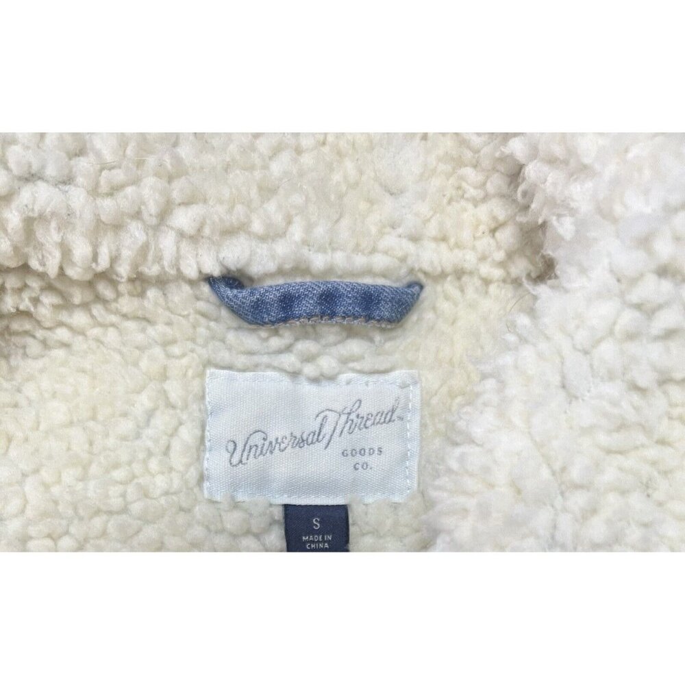 Universal Thread Sherpa Lined Jean Jacket Women's Size Small Excellent ($70) - Picture 4 of 5
